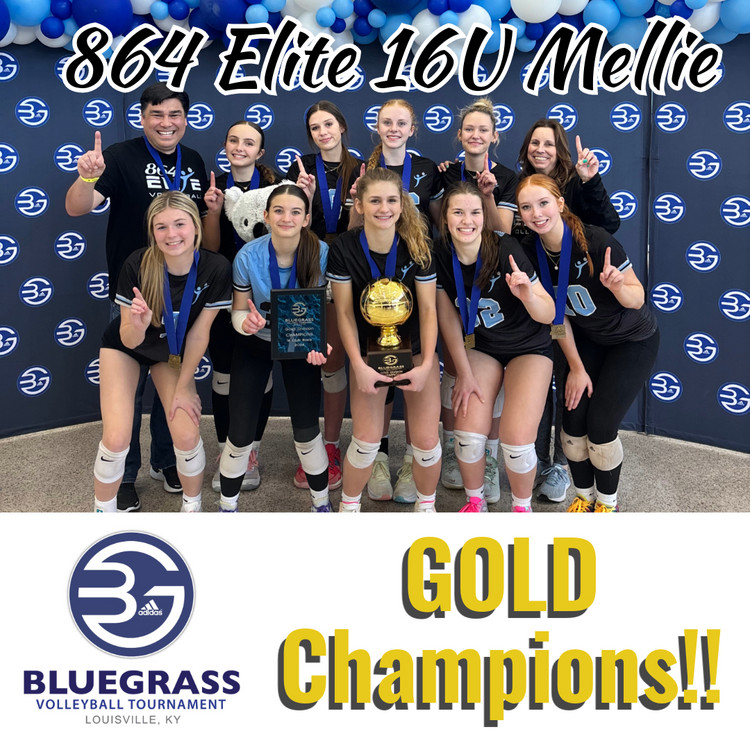 16U-Mellie wins Gold in Club Black at the 2024 Adidas Bluegrass Tournament in Louisville, KY